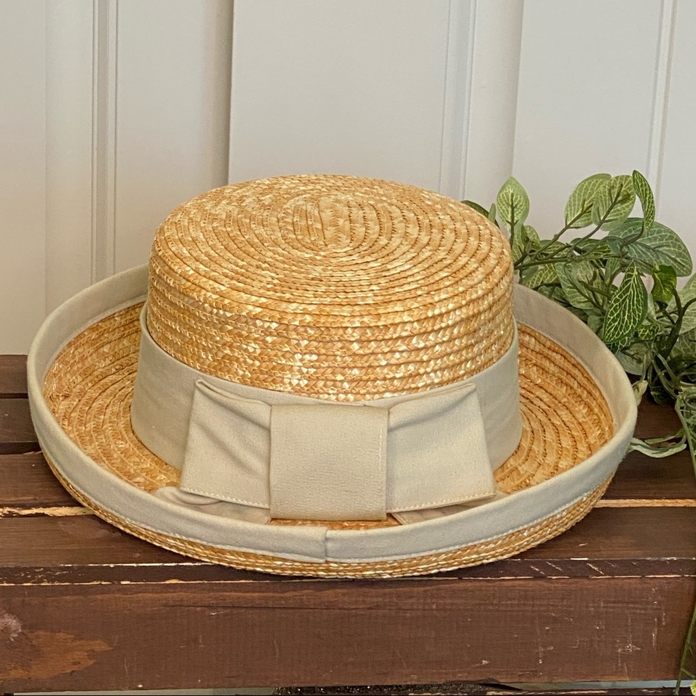 Adorable Small Ribbon With Bow Sun Hat
